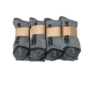 Acushla Merino Wool Socks Lot of 4 Pairs Grey Unisex